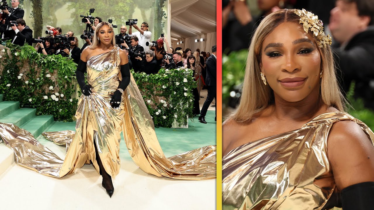 Serena Williams Says Olympia 'Approved' Her Golden Goddess Look for Met Gala 2024