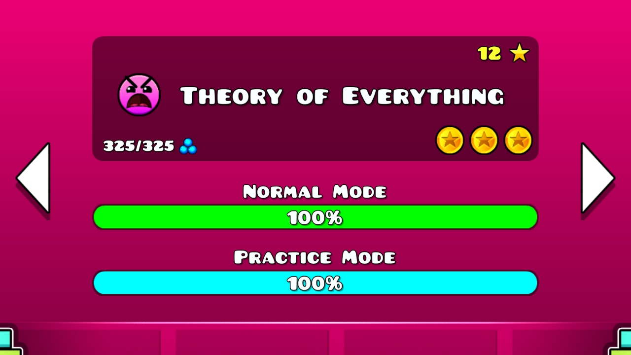 Geometry Dash Theory Of Everything