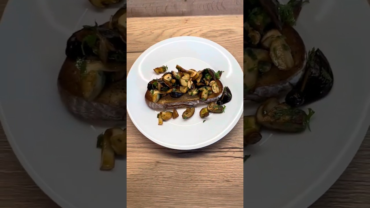 Hřiby na topince | Těhotnej kuchař