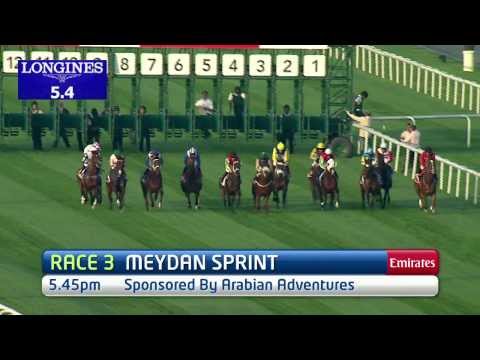 Vidéo de la course PMU MEYDAN SPRINT SPONSORED BY ARABIAN ADVENTURES