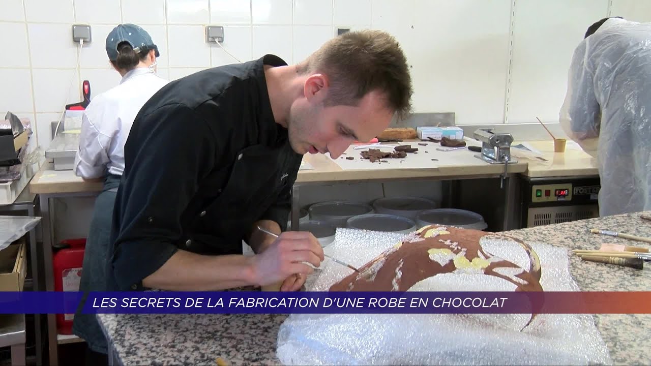 Yvelines | Les secrets de fabrication d’une robe en chocolat
