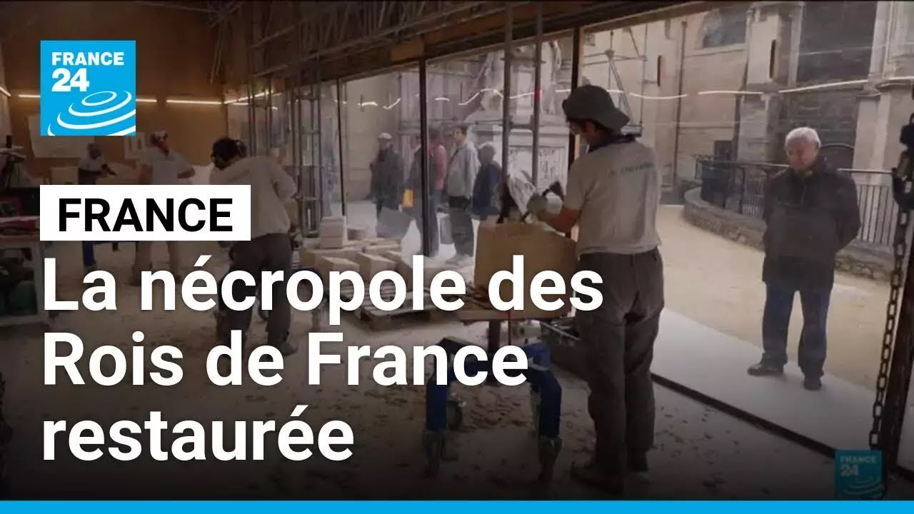 France : les travaux de la nécropole royale de Saint-Denis ouverts au public • FRANCE 24