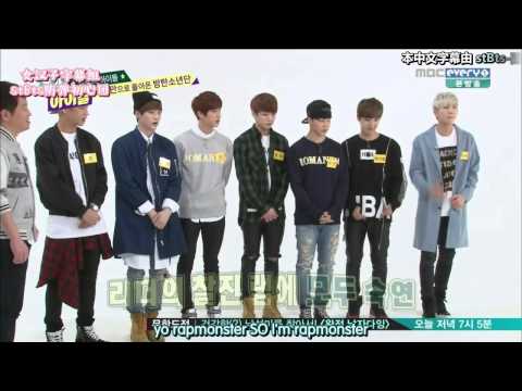 【女汉子&stBts】140430 一周的偶像 防弹少年团(BTS)【高清普效】中字
