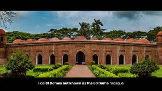 Sixty Dome Mosque in Bagerhat (ষাট গম্বুজ মসজিদ, বাগেরহাট)