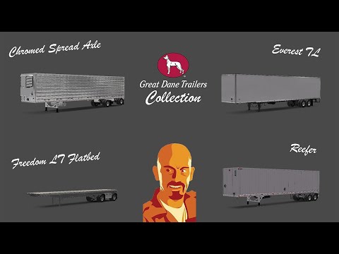 GREAT DANE TRAILERS COLLECTION v2.0 ATS 1.54-1.55.x