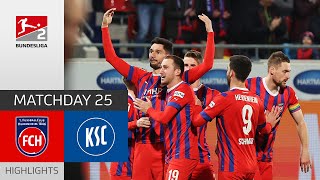 Kleindienst With Hattrick, Heidenheim At The Top | FC Heidenheim — Karlsruher SC 5-2 | MD 25 BL 2