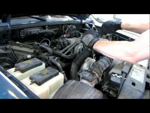 Replace alternator ford ranger 2000