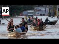 Floods in southern Brazil leave at least 90 dead, rescue efforts continue