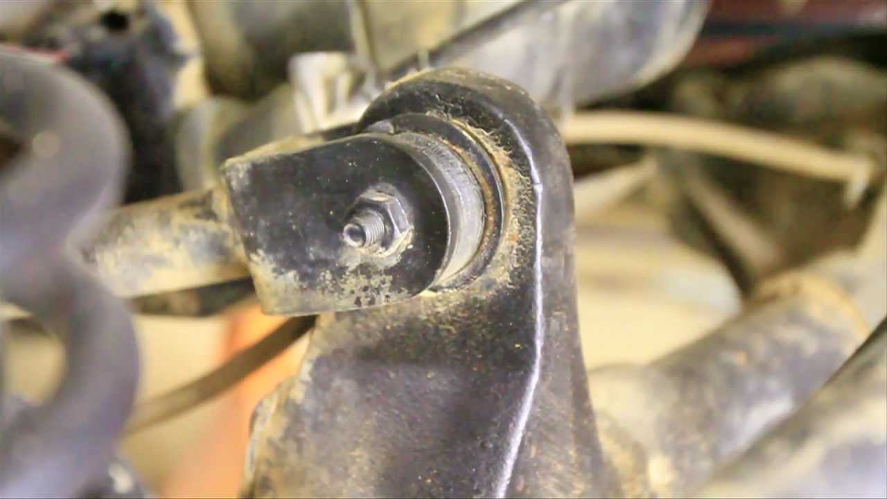 How to replace upper control arm bushings jeep
