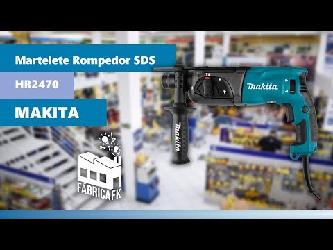 Martelete Rompedor SDS Plus com Maleta 2.7j 800W 127V Makita - Vídeo explicativo