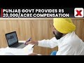 Punjab Govt Announces Rs 20,000 Per Acre Compensation for Flooded Farmers | Punjab Floods