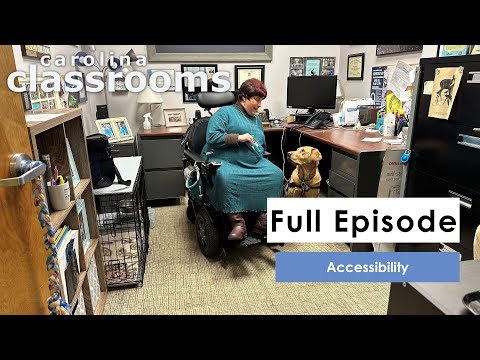 screenshot of youtube video titled Accessibility | Carolina Classrooms