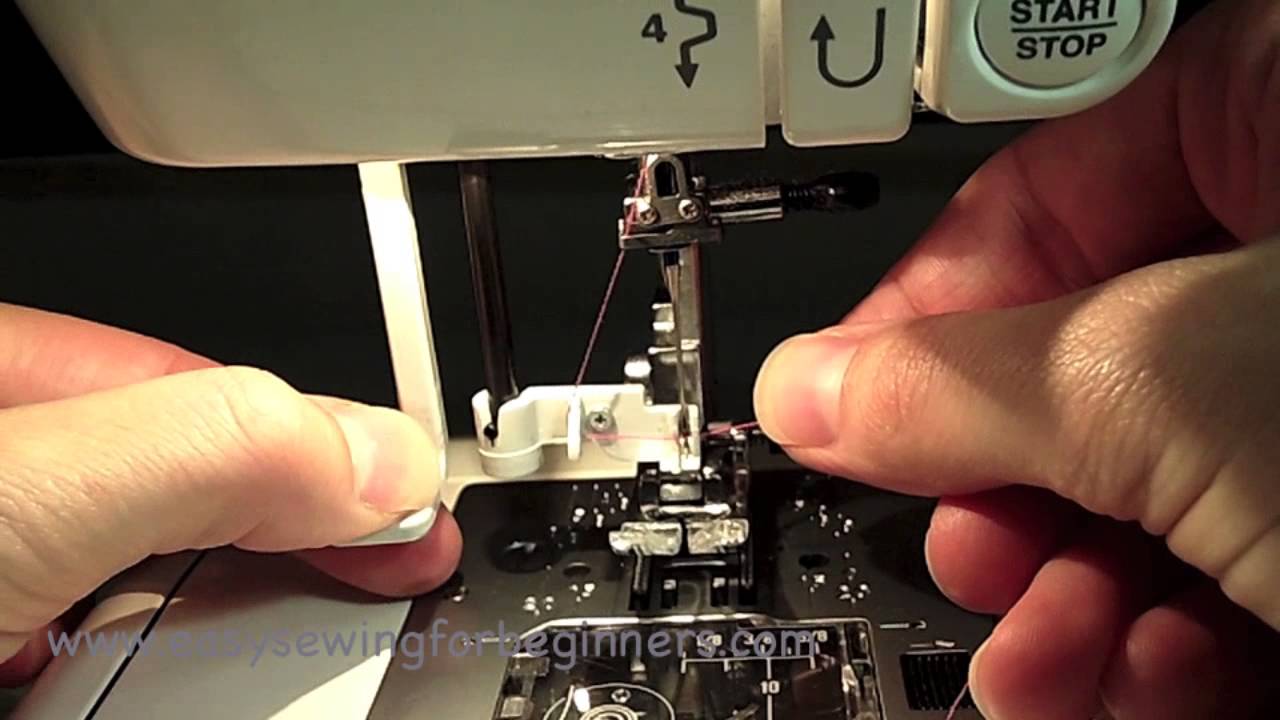 How to Thread a Janome Sewing Machine - YouTube