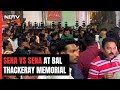 Sena vs Sena At Bal Thackeray Memorial, Cops Intervene
