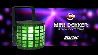 AMERICAN DJ Mini Dekker Colored Beam LED Effect Light in action - learn more