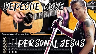Как играть гитарный рифф Depeche Mode