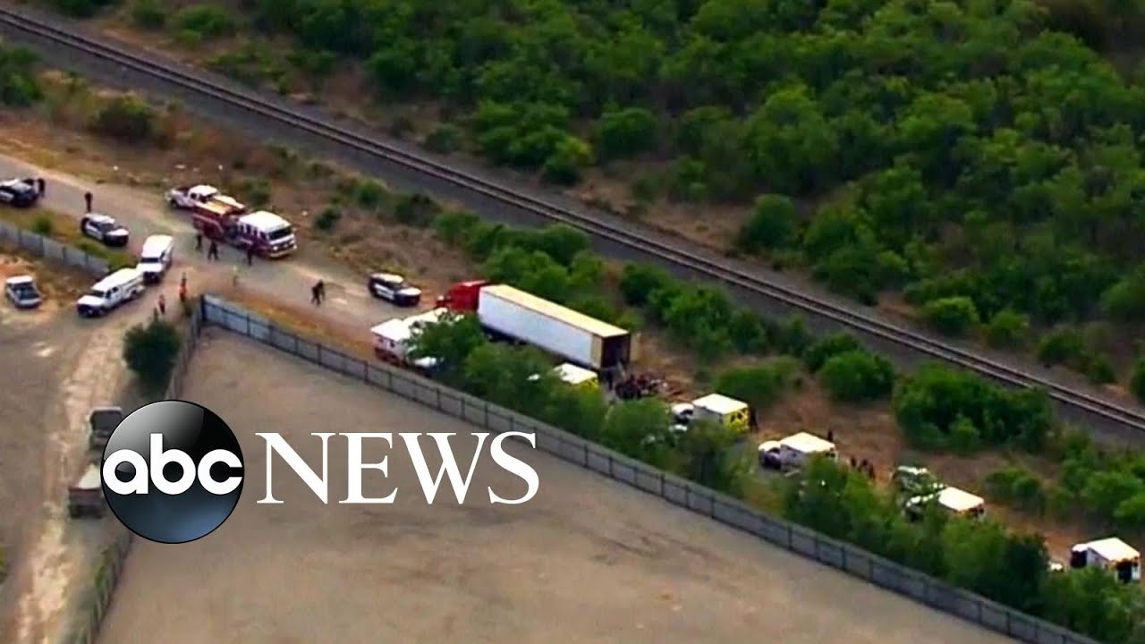 At least 46 people found dead inside tractor-trailer in Texas