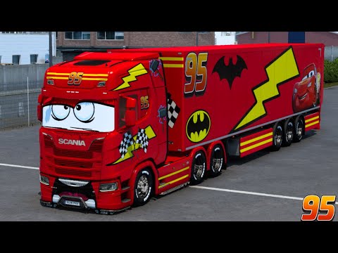 Cars Lightning McQueen Truck Skin 1.48