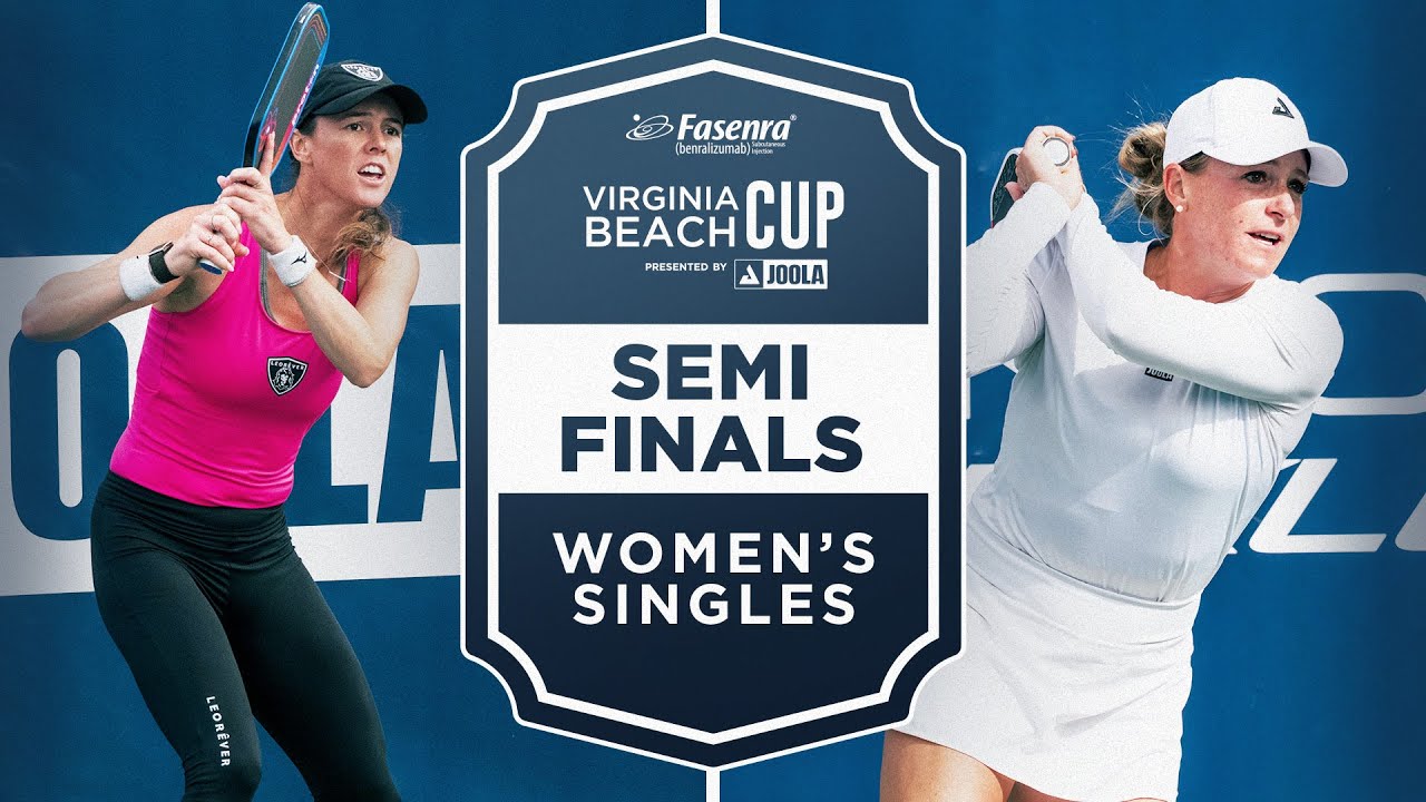 Kaitlyn Christian v Brooke Buckner at the Fasenra Virginia Beach Cup presented by Joola