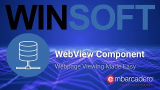 WinSoft WebView Component - Install Guide