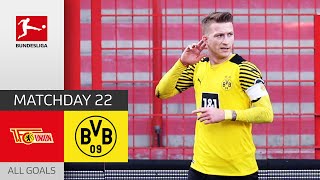 Reus with a Brace | Union Berlin — Borussia Dortmund 0-3 | All Goals | MD 22 – Bundesliga 21/22