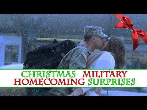 Christmas Military Homecoming Surprises