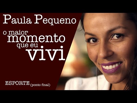 PAULA PEQUENO - SOBRE SER MVP DAS OLIMPÍADAS