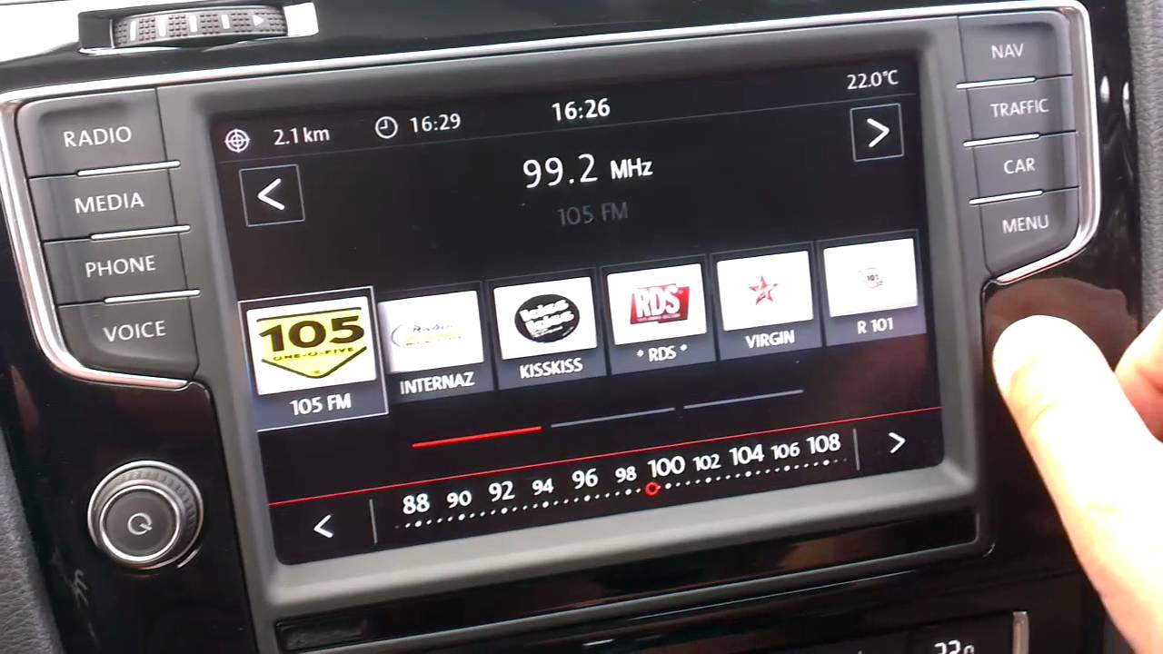 Radiosystem im Golf 7 YouTube