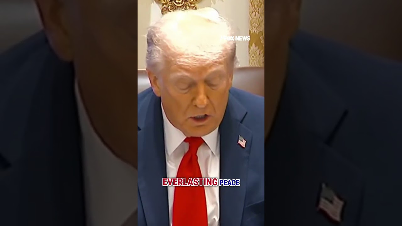 Trump: This is a MOMENTOUS breakthrough! #foxnews #shorts #trump #world #news