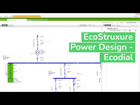 How to Draw and Define Networks using EcoStruxure Power Design - Ecodial : Part 1