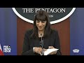 WATCH LIVE: Pentagon holds briefing as Secretary Austin hosts Angolas defense minister  - 43:30 min - News - Video