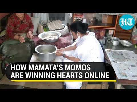 Viral: CM Mamata tries her hand at Momos after Pani Puri; Netizens applaud ‘simplicity’