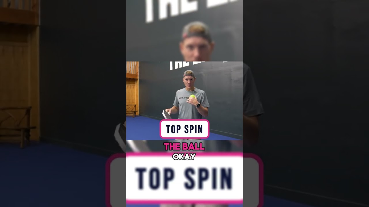 Turning "their" underspin into "your" topspin 🌪️ #pickleball #pickleballtips #explore #shorts