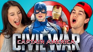 Teens   React to Captain America: Civil War Trailer