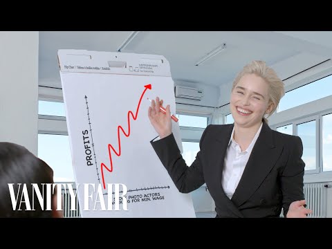 Emilia Clarke Re-Creates Stock Photos | Vanity Fair