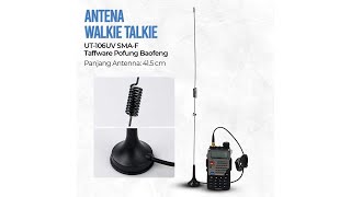Pratinjau video produk Taffware Antena Walkie Talkie RP-SMA Female Dual Band VHF UHF Baofeng - UT-106UV