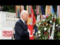 Biden joins Memorial Day wreath-laying ceremony at Tomb of the Unknown Soldier