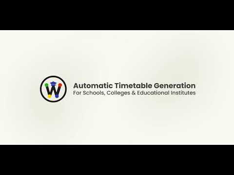 Automatic timetable generator