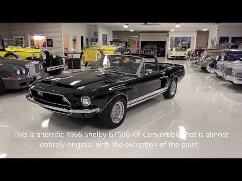 video 1968 Shelby GT500 KR Convertible