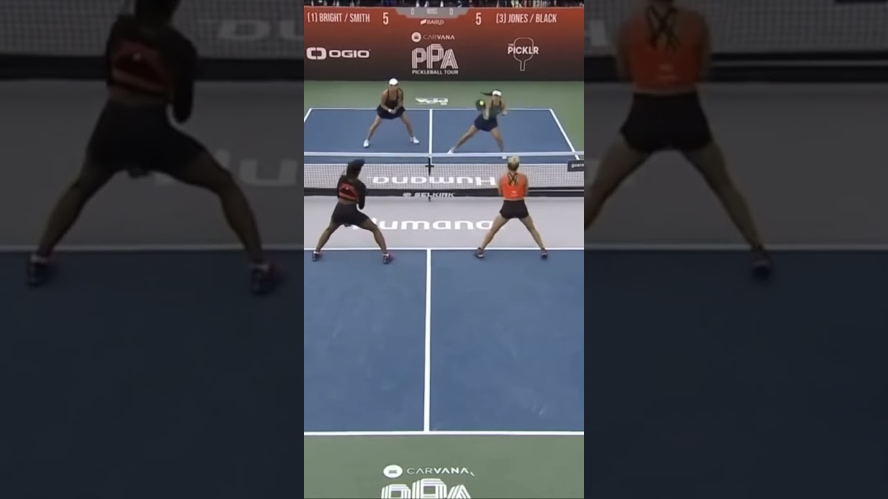 Bright/Smith vs Jones/Black at the Selkirk Red Rock Open (4) #shorts #pickleball