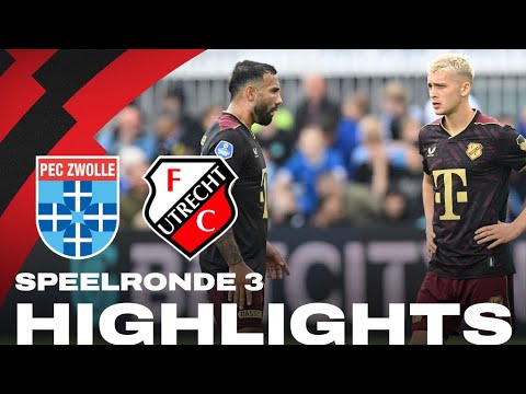PEC Zwolle - FC Utrecht | HIGHLIGHTS