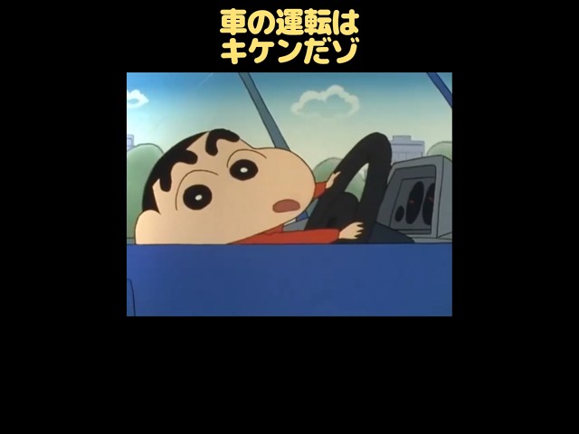 車の運転はキケンだゾ