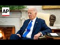 Biden calls GOP holdup of Ukraine aid close to criminal neglect as he meets with Germanys Scholz