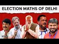 Delhi Voting Percentage | Modi Factor Versus INDIA Bloc | Election Maths With Vasudha
