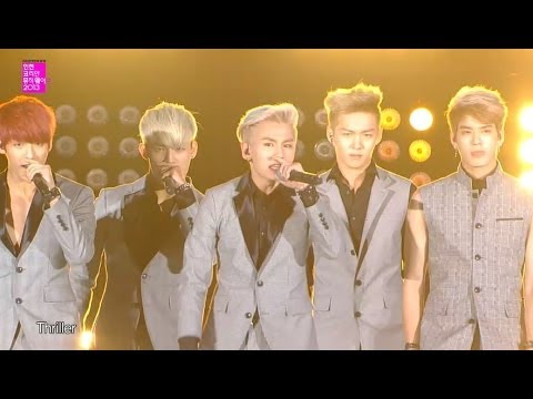 【TVPP】BTOB - Thriller Intro + WOW, 비투비 - 스릴러 인트로 + 와우 @ Korean Music Wave in Incheon