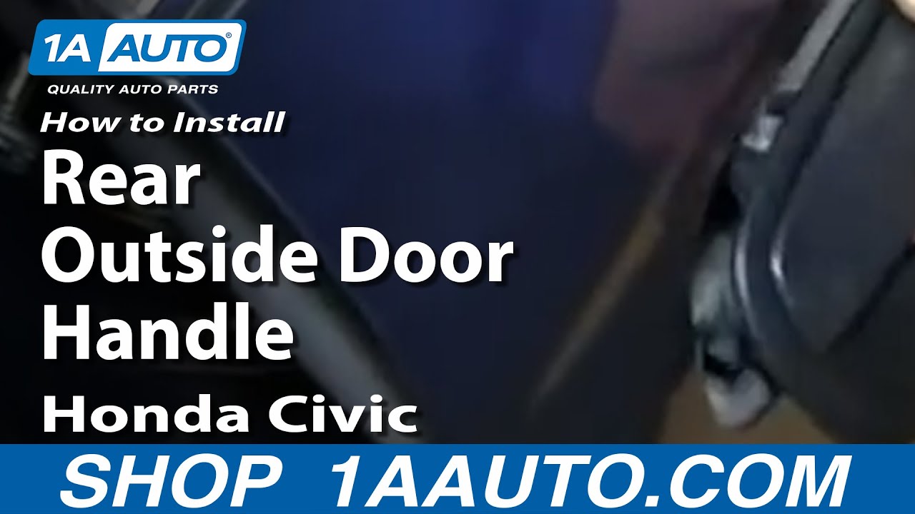 How to replace door handle on 98 honda civic