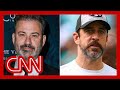 Jimmy Kimmel threatens to sue Aaron Rodgers after Epstein remark