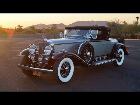 video 1930 Cadillac Series 452 V16 Roadster