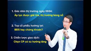 Chứng khoán hàng ngày: Nhận định thị trường 09/04. Áp lực được giải tỏa, thị trường bùng nổ.