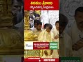 తిరుమల శ్రీవారిని దర్శించుకున్న చంద్రబాబు.. #chandrababu #tirumala #ytshorts | ABN Telugu  - 01:00 min - News - Video